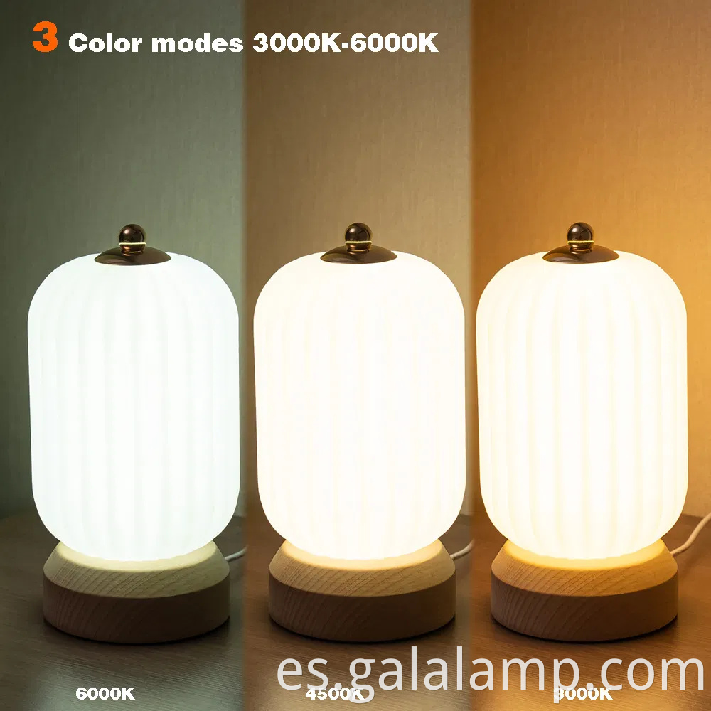 Luz de mesa de linterna elegante para el diseño del hogar contemporáneo